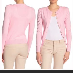 NWT J. Crew Jackie knit cardigan XS pink peony